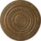 Ekena Millwork Oldham Ceiling Medallion (Fits Canopies up to 8 5/8"), Hand-Painted Rubbed Bronze, 18"OD x 1 1/4"P CM18OLRZS - alternate 1
